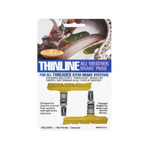 KOOL STOP Szczęka hamulcowa V-Brake Thinline (T2 | żółta)