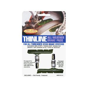 KOOL STOP Szczęka hamulcowa V-Brake Thinline (T2 | zielona)