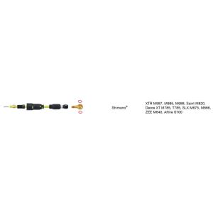 Jagwire Zestaw adapterów Pro Quick-Fit dla Shimano XTR XT SLX
